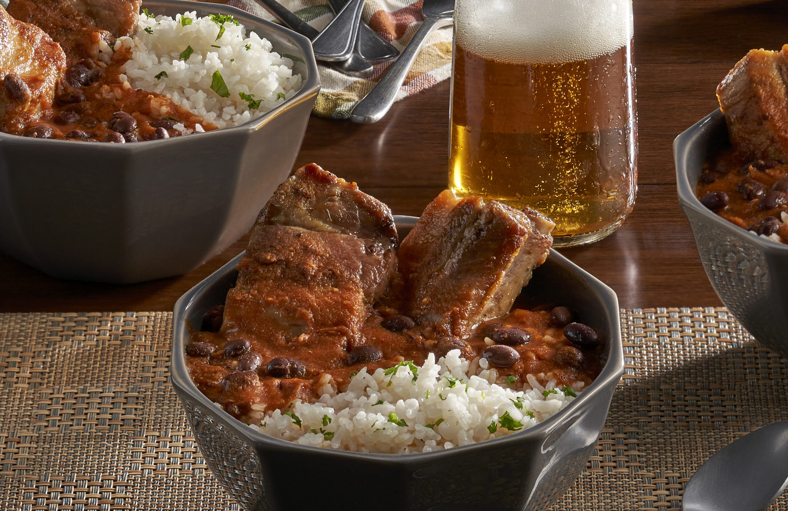 Pork Ribs with Beans